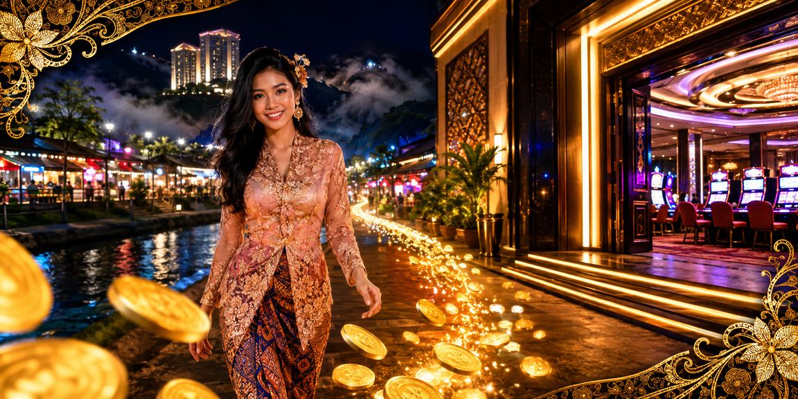 Suasana hiburan kasino berkonsep batik Genting Highlands dengan program VIP mrcoin